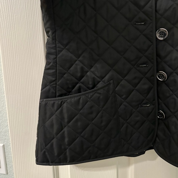 Burberry Brit Black Quilted Jacket size Small - Picture 4 of 15